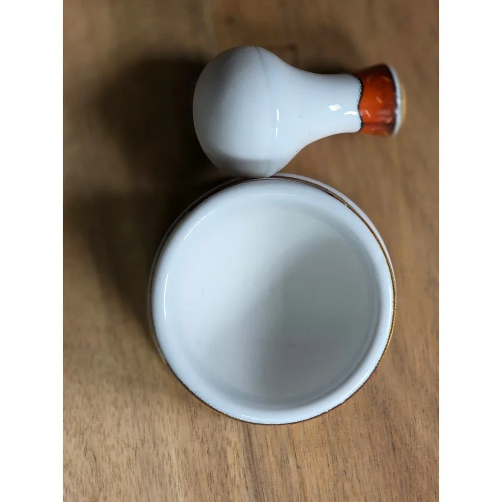 Ceramic Mini Mortar and Pestle Set Epices French Country Garlic Herb Grinder